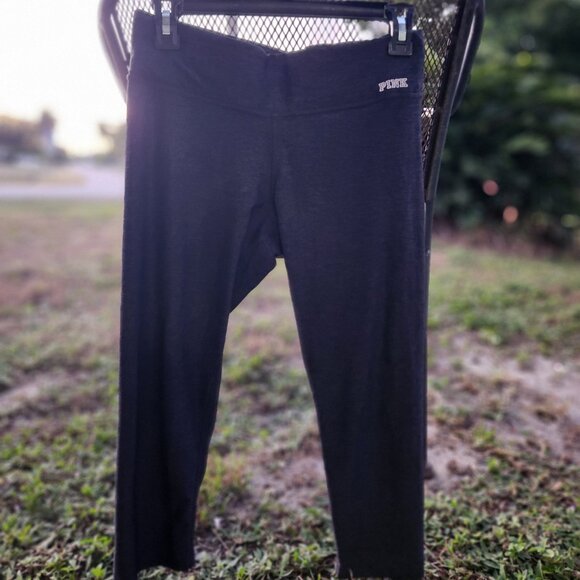 Victoria's Secret PINK High-Waist Yoga Leggings S- Dark Grey - Picture 1 of 4